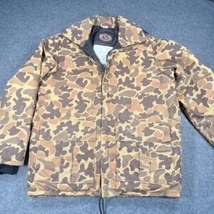 Vintage Stearns Duck Hunter Camo Flotation Jacket PFD FJ-7060 Mens Medium USA